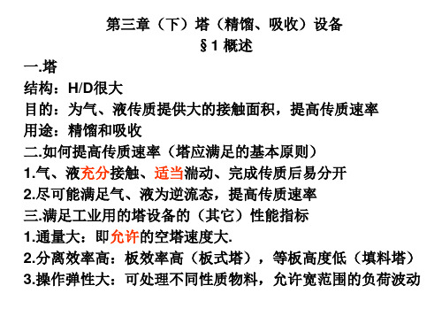 (16-45-2009年)工科——化工原理(第三章塔设备)