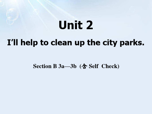 《I'll help to clean up the city parks》PPT课件10