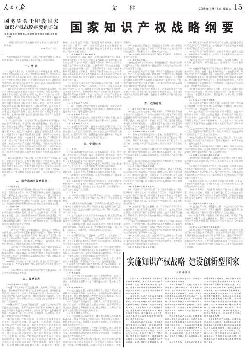 国家知识产权战略纲要 pdf