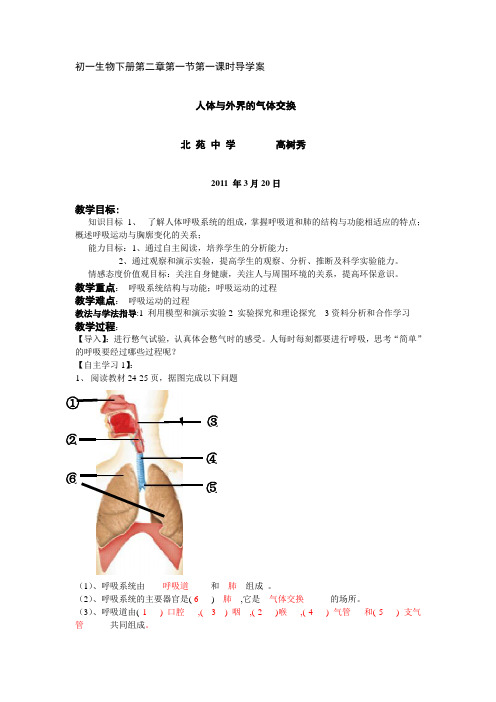 高树秀初一生物教案01