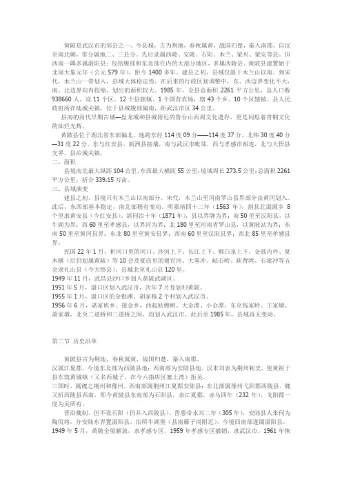 黄陂县志 Microsoft Word 文档