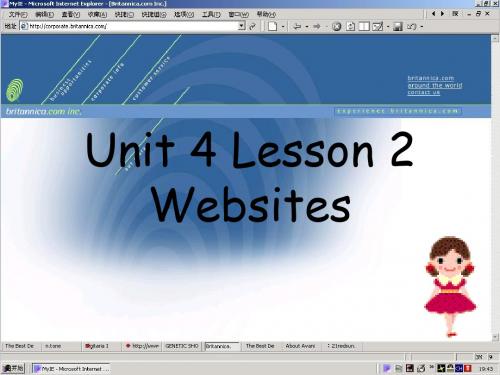 Unit4Cyberspace-lesson2Website课件(北师大版必修二)