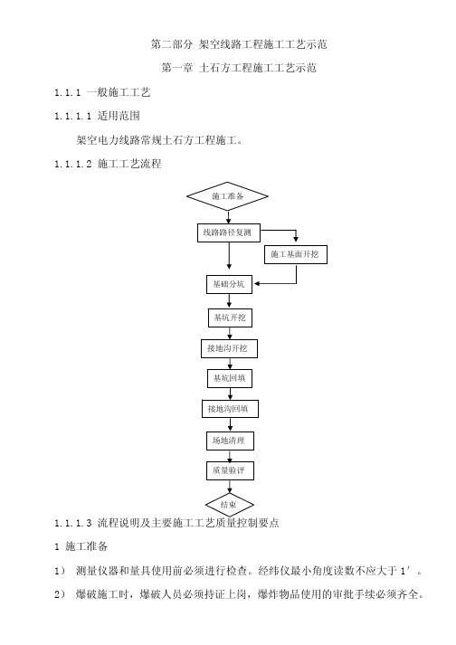 国家电网公司输电线路施工工艺示范手册(线路部分)