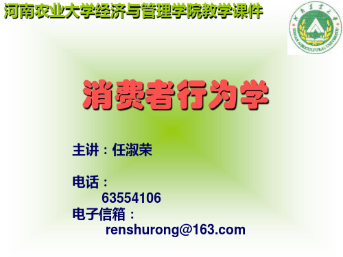 第4章消费者的动机