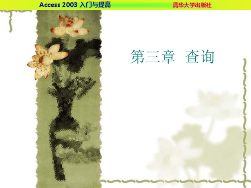 ACCESS2003所有ppt第3章 1,2,3(9)