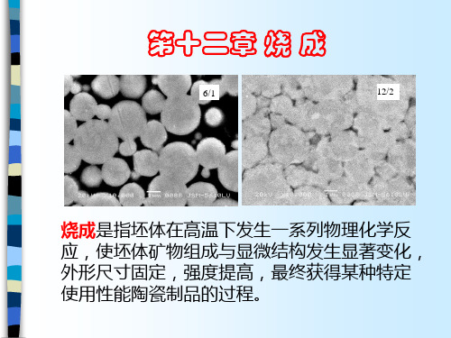 第十二章_陶瓷的烧成