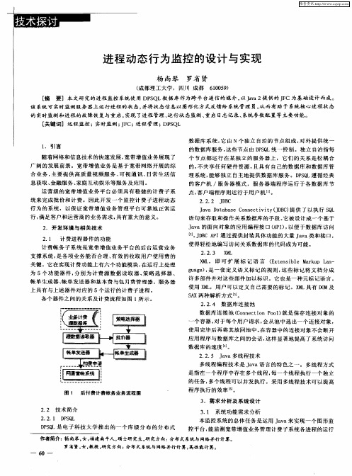 进程动态行为监控的设计与实现