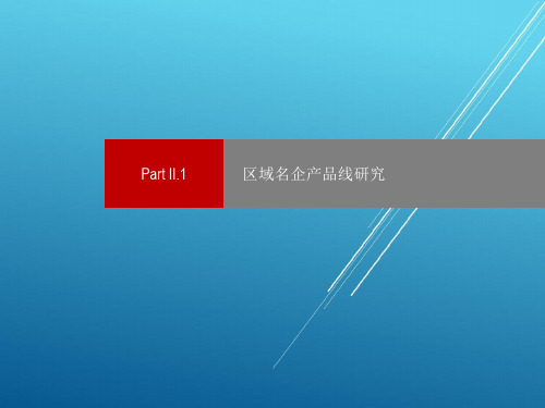 万科、金地、雅居乐产品线研究