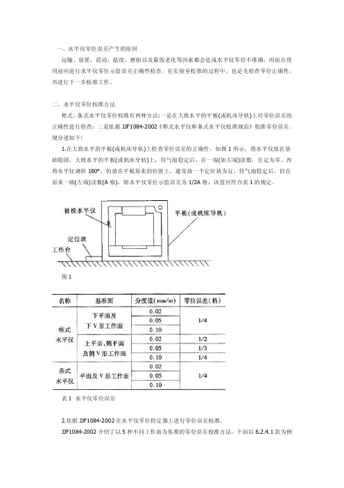 水平仪校准——精选推荐