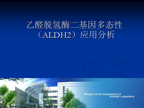 ALDH2应用分析