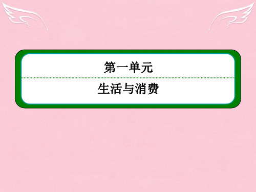 山东省冠县武训高级中学高中政治 1-2-2 多变的价格课件 新人教版必修1