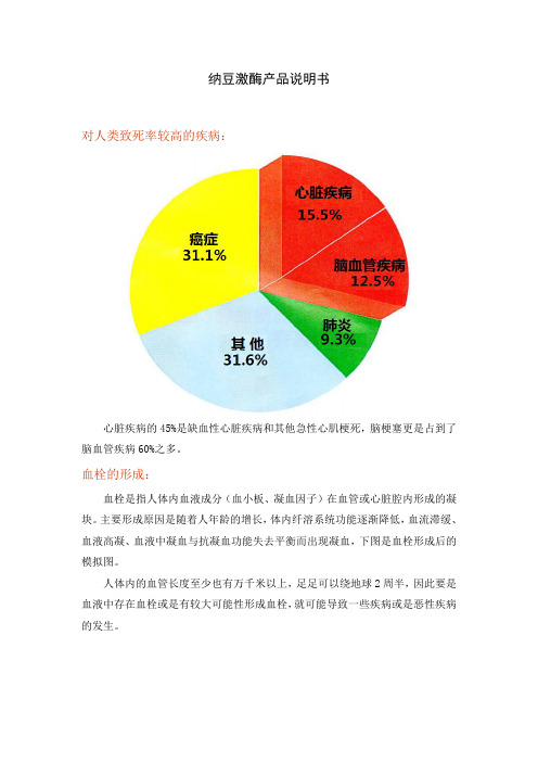 纳豆激酶天草集高纯度菌丝体产品说明书