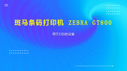 斑马条码打印机 ZEBRA GT800