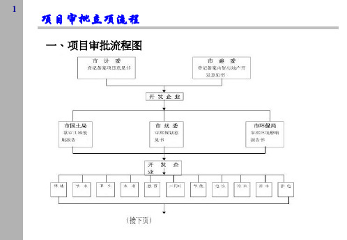 房地产项目审批立项流程