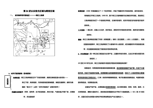 认识省内区域与跨省区域