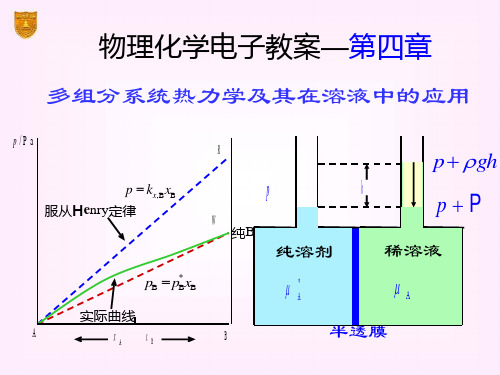 04章_多组分系统热力学及其在溶液中的应用