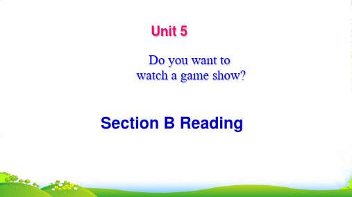 人教八年级上册英语：Unit 5 Section B 课件(共28张PPT)