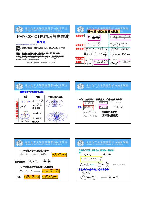 第四章 静态场边值问题及其解法 2014