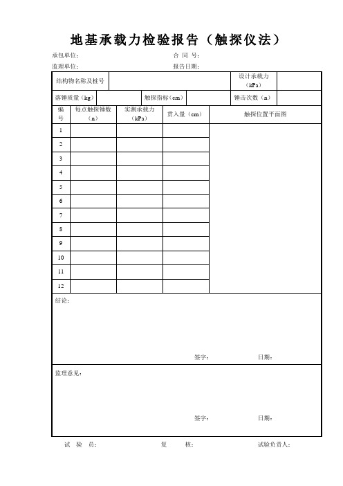 地基承载力检验报告_2