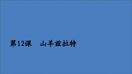 2020年高中语文第七单元第12课山羊兹拉特课件新人教版选修《外国小说欣赏》