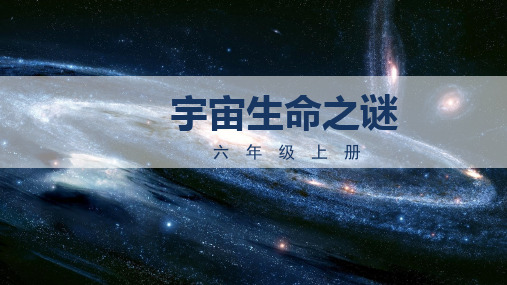 宇宙生命之谜ppt课件