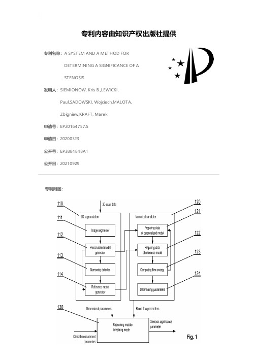 A SYSTEM AND A METHOD FOR DETERMINING A SIGNIFICAN