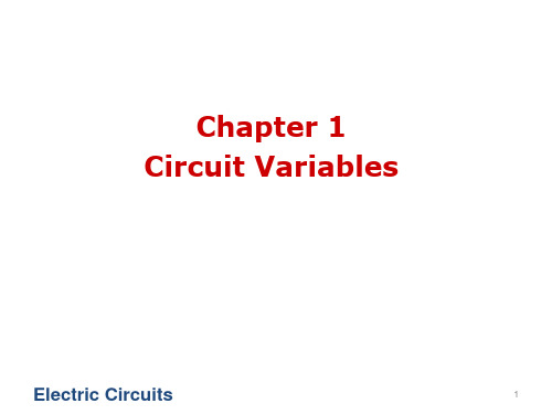 Electric Circuit (9th edition)_Chapter 1_Circuit Elements