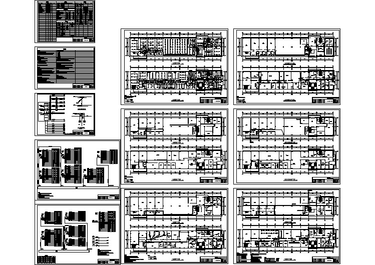 某地区办公楼 (74)号楼电气方案设计cad施工图