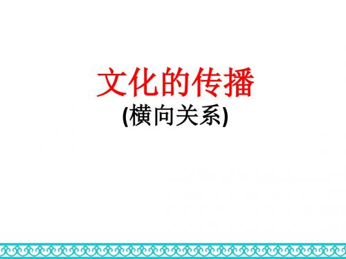 高中政治人教版必修三 4.1 传统文化的继承 课件(共43张PPT)