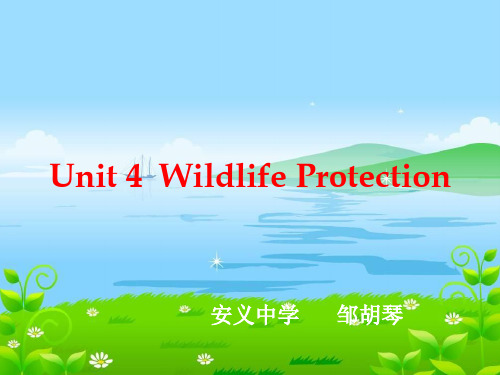 人教版英语学科必修4第4单元unit4 Wildlife Protection复习课件