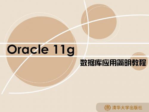 Oracle 11G 数据库应用简明教程第1章