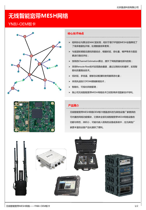 无线mesh自组网OEM模块