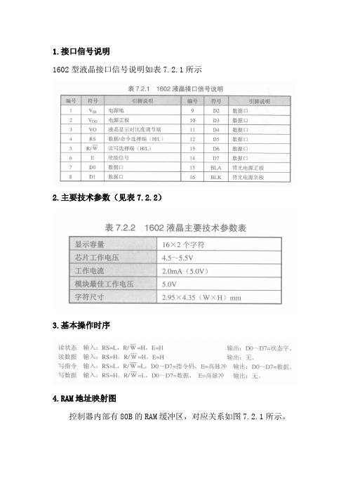 1602的使用方法及3个代码