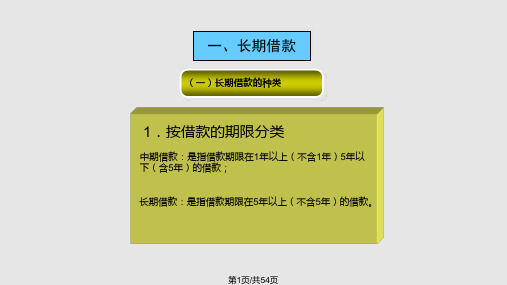 负债资金的筹集PPT课件