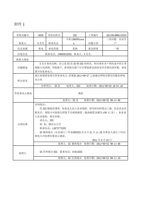 12345承办回复样式