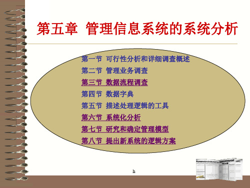 [管理学]第五章 管理信息系统的系统分析