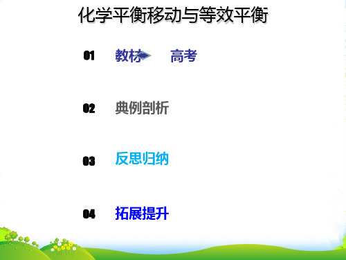 高考化学一轮复习考点精讲实用课件：第7章 7.2.2 化学平衡移动与等效平衡