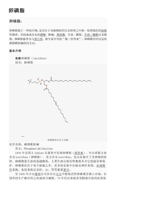 卵磷脂——精选推荐