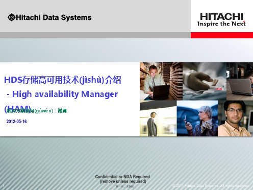 最新HDS存储高可用技术介绍精品课件