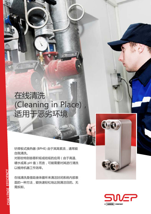 在线清洗CleaninginPlace适用于恶劣环境-SWEP