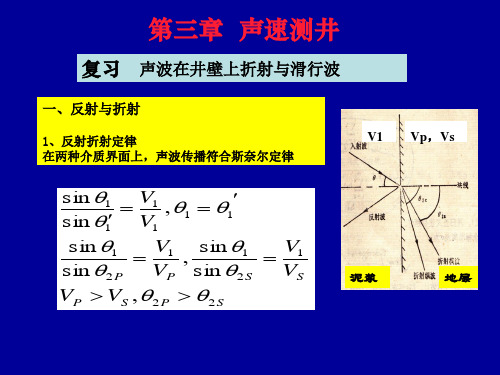 3声波测井课_声速测井