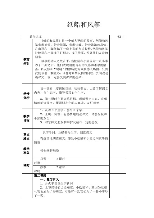 纸船和风筝