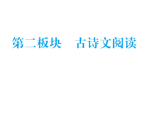 中考语文总复习课件：专题九古诗词赏析(共65张PPT)