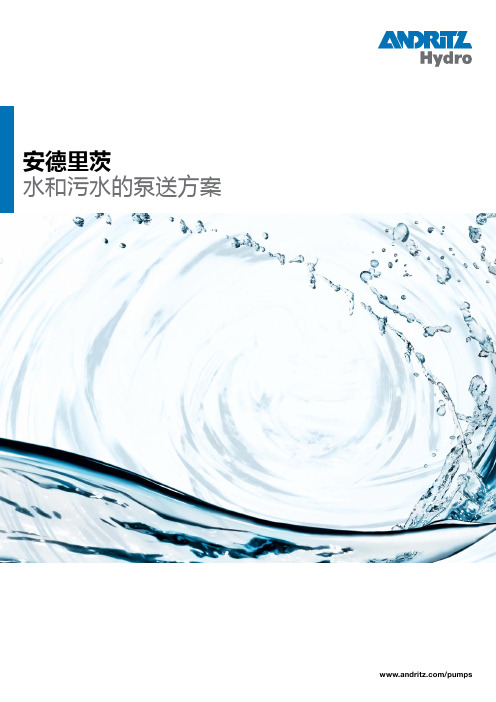 安德里茨水和污水的泵送方案-ANDRITZGROUP