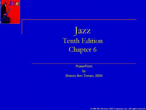 JazzTenth EditionChapter 6