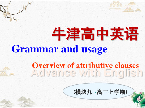 【高考】英语语法一轮复习定语从句讲解ppt课件