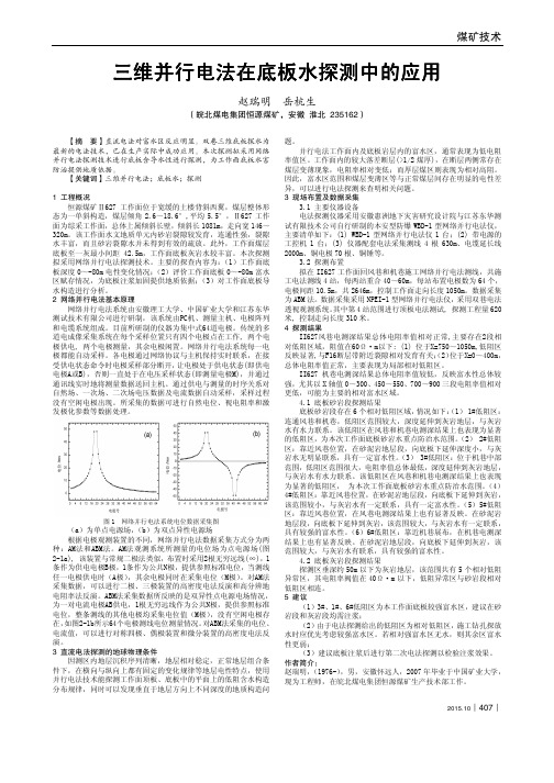 三维并行电法在底板水探测中的应用