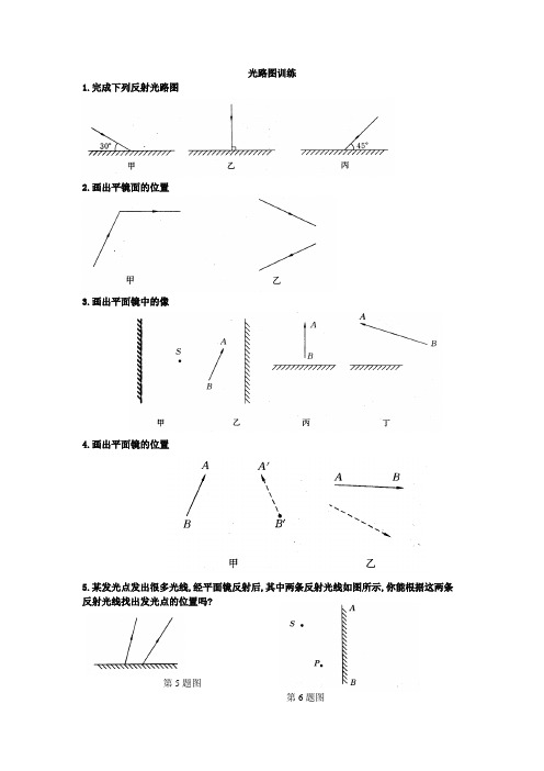 光路图训练