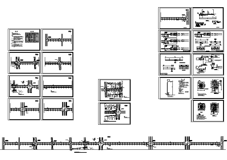 全套路灯cad施工图设计