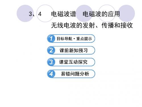 人教版高中物理选修3-4教学课件：3.3、4